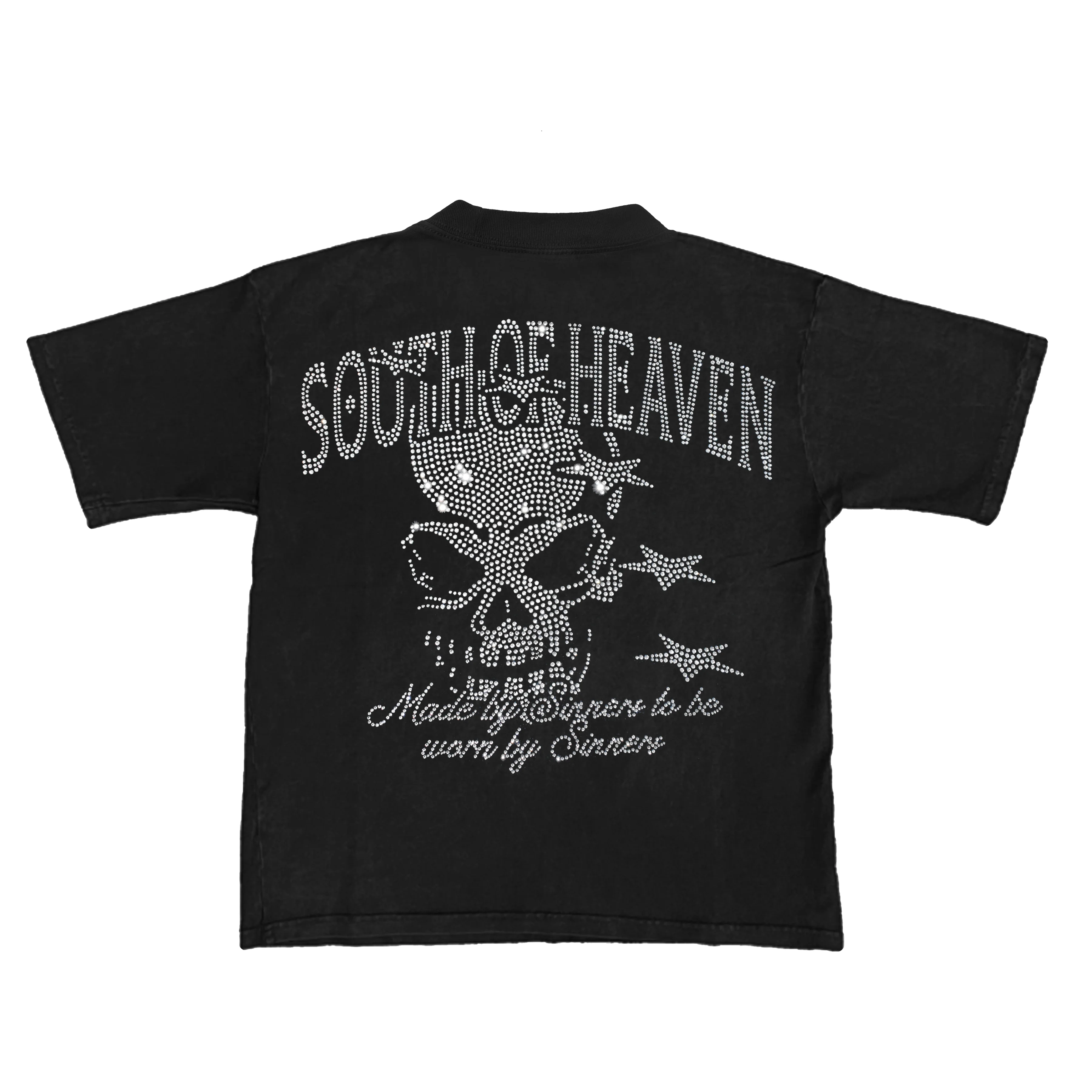 777 DIVISION - BACK + FRONT RHINESTONE TEE - Image 6