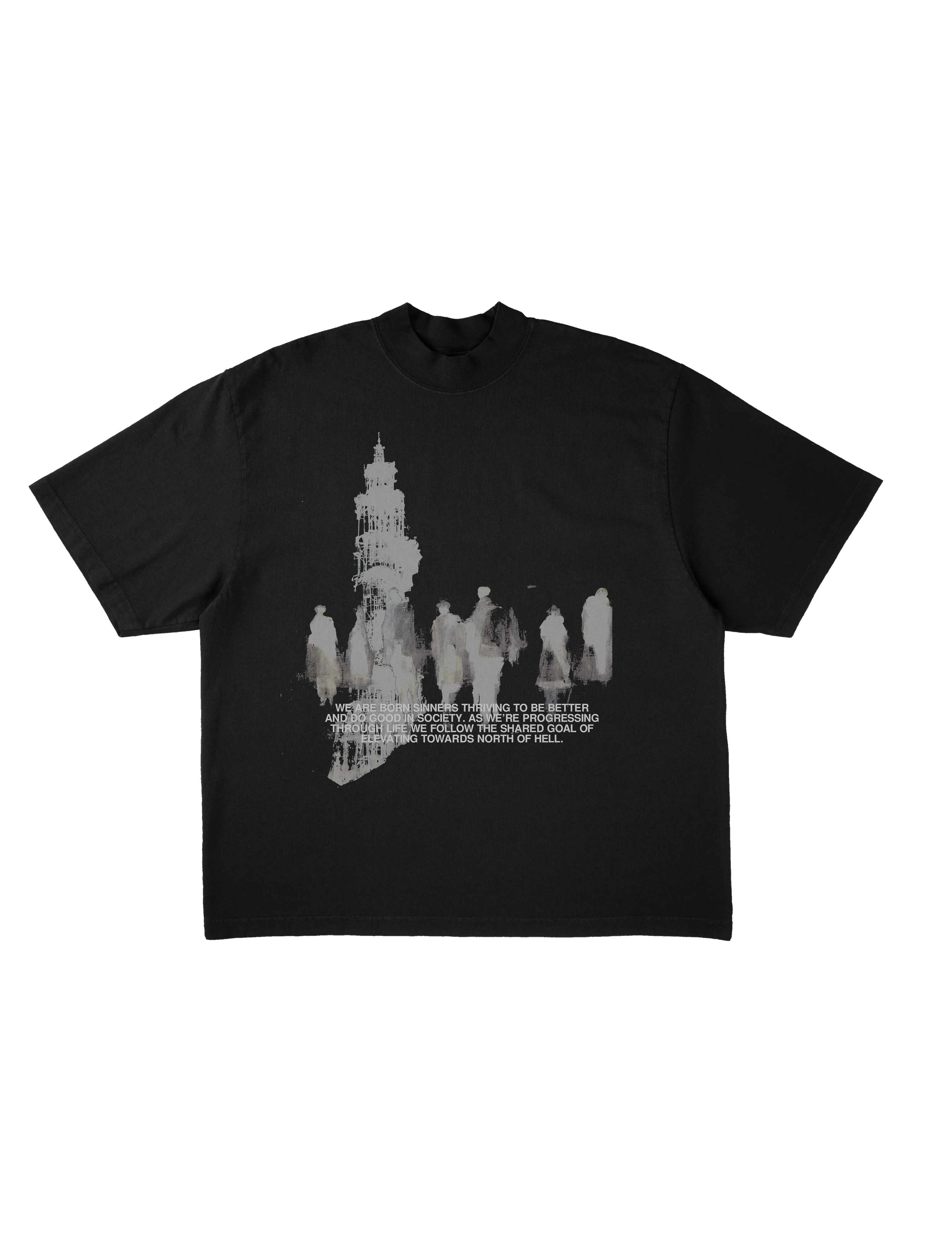 NORTH OF HELL - Heavyweight T-Shirt - Image 4